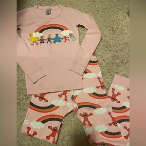 Hanna Andersson Sesame Street Long John Pajamas